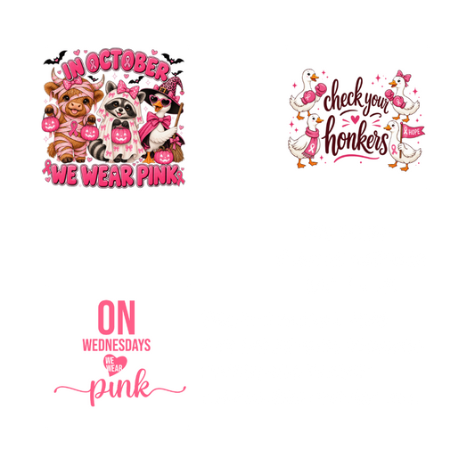 SEASONAL SETS - IN OCTOBER WE WEAR PINK SET 1