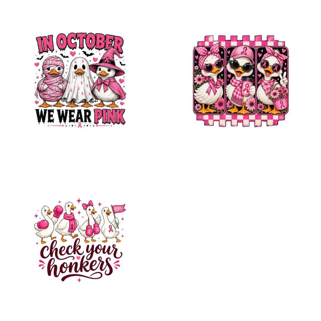 SEASONAL SETS - IN OCTOBER WE WEAR PINK SET 1