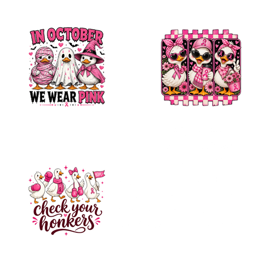 SEASONAL SETS - IN OCTOBER WE WEAR PINK SET 1