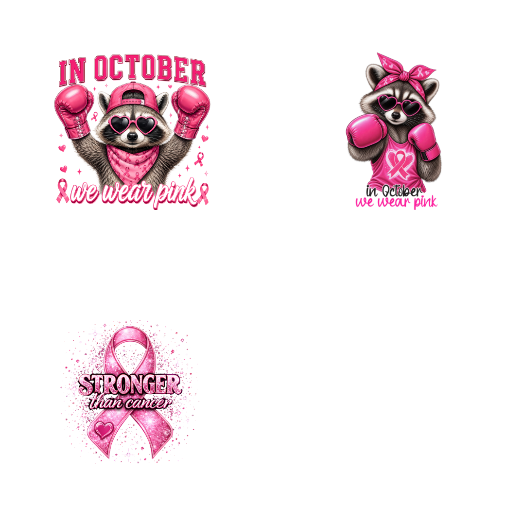 SEASONAL SETS - IN OCTOBER WE WEAR PINK SET 1