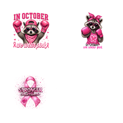 SEASONAL SETS - IN OCTOBER WE WEAR PINK SET 1