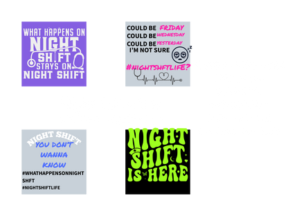 NIGHTSHIFT..ENOUGH SAID - MIXED SET 1