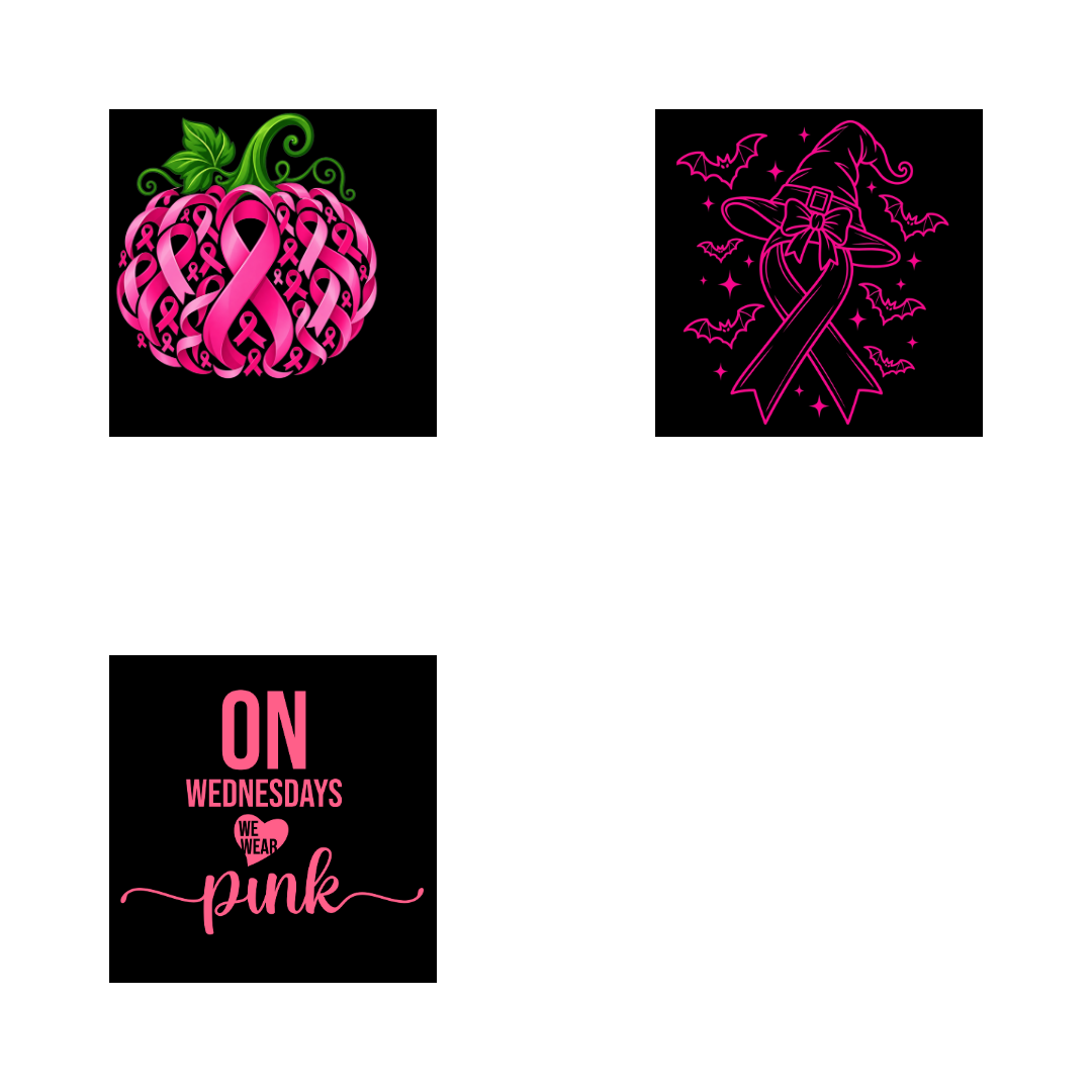 SEASONAL SETS - IN OCTOBER WE WEAR PINK SET 4