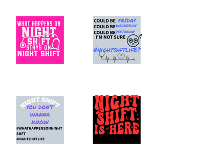 NIGHTSHIFT..ENOUGH SAID - MIXED SET 1