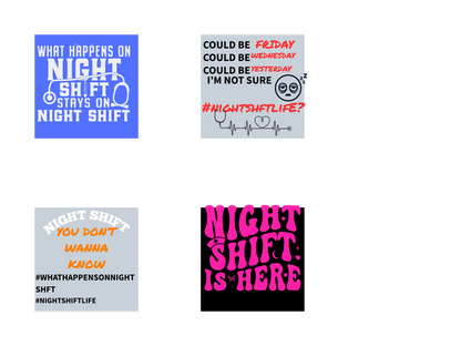 NIGHTSHIFT..ENOUGH SAID - MIXED SET 1