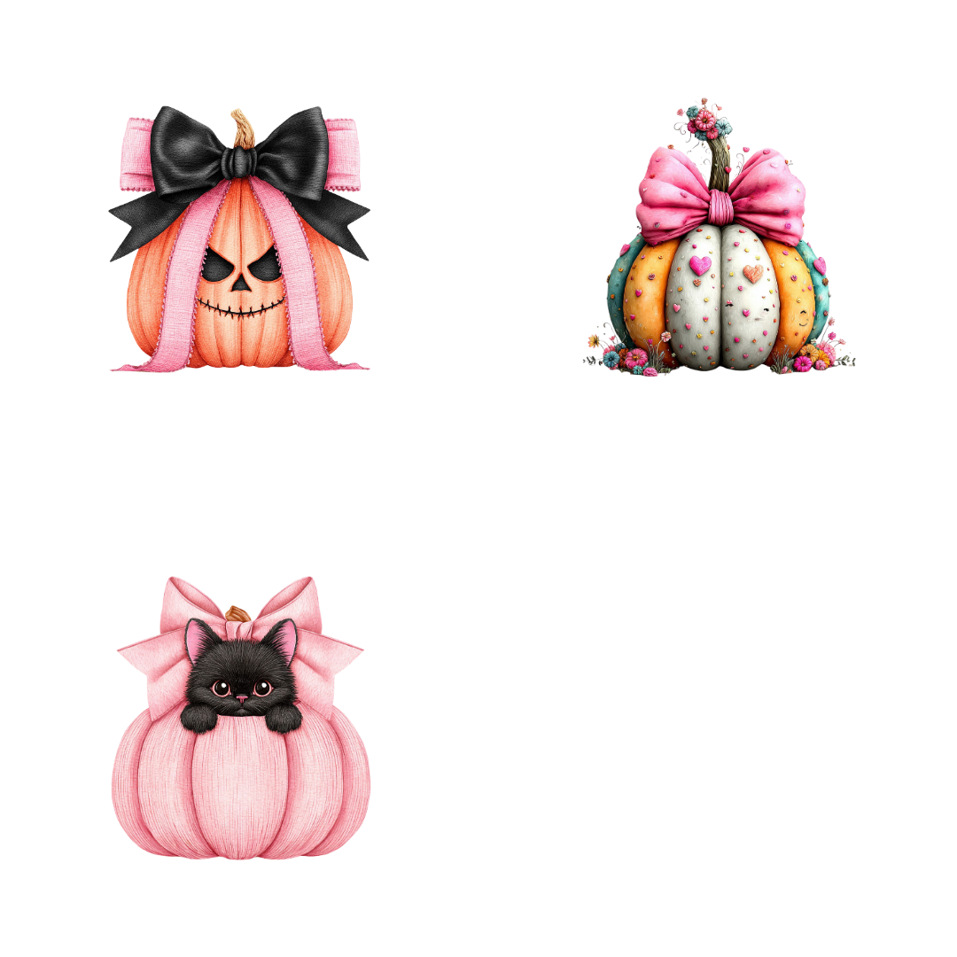 SEASONAL SETS - IN OCTOBER WE WEAR PINK SET 3