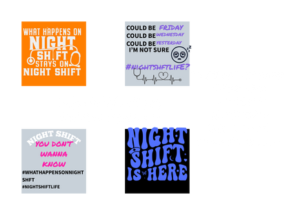 NIGHTSHIFT..ENOUGH SAID - MIXED SET 1