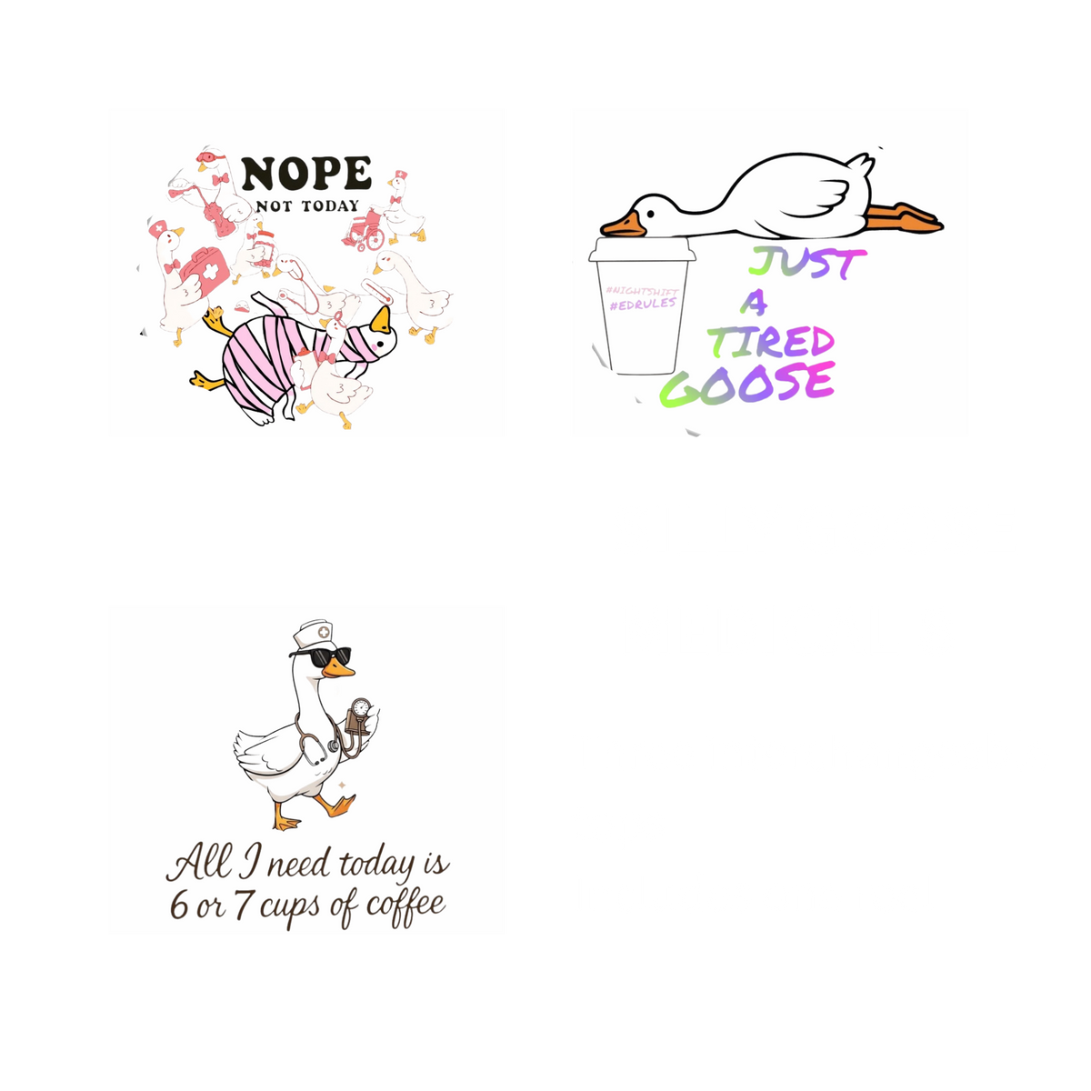SILLY GOOSE MEDICAL -SET 1