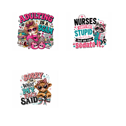LIFE IS COMPLICATED..ANIMALS SET 1