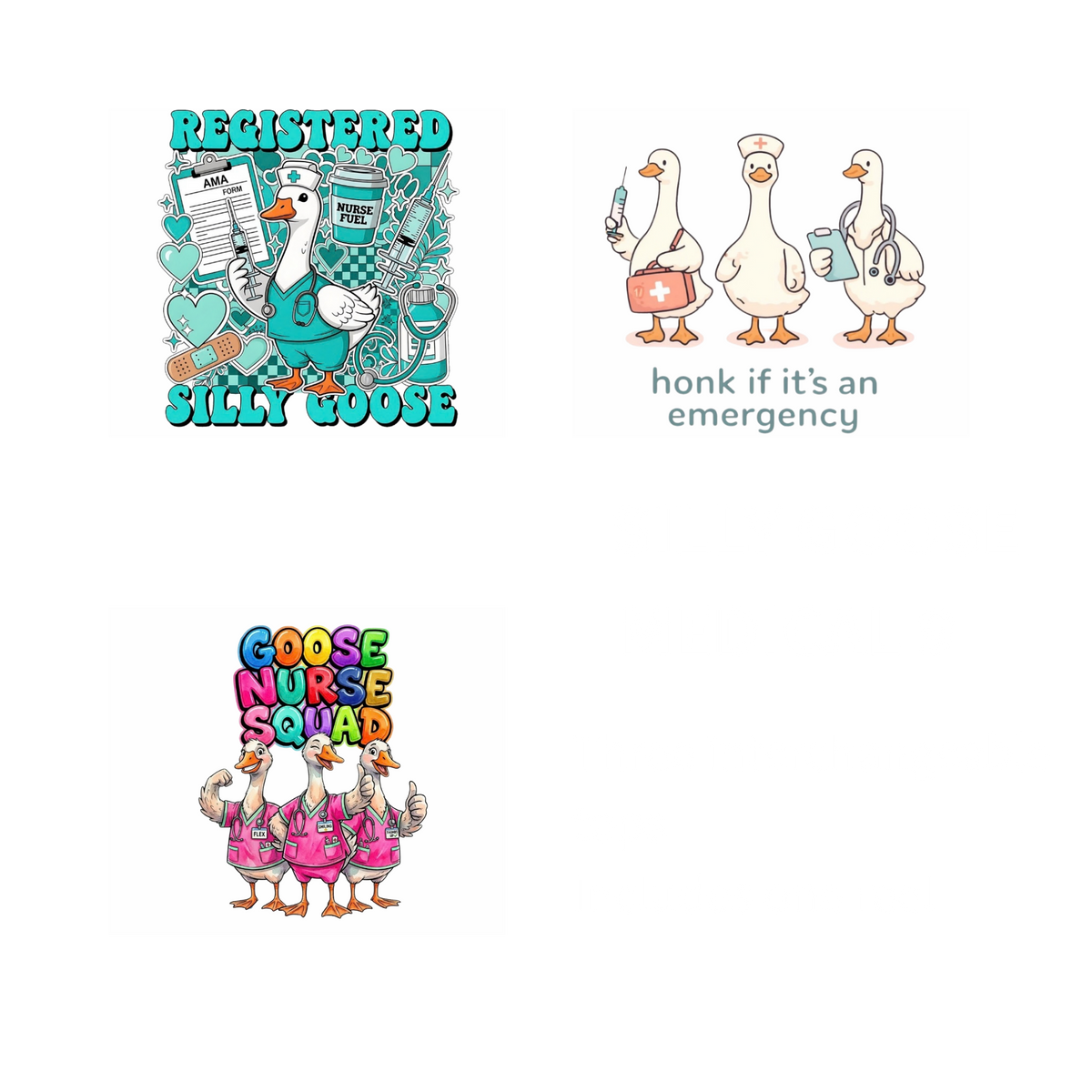 SILLY GOOSE MEDICAL -SET 1